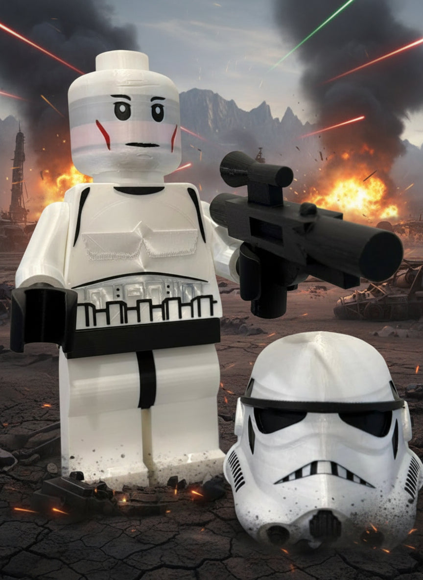 Lego Brick Style Figurine - Custom Themed ~45cm Tall